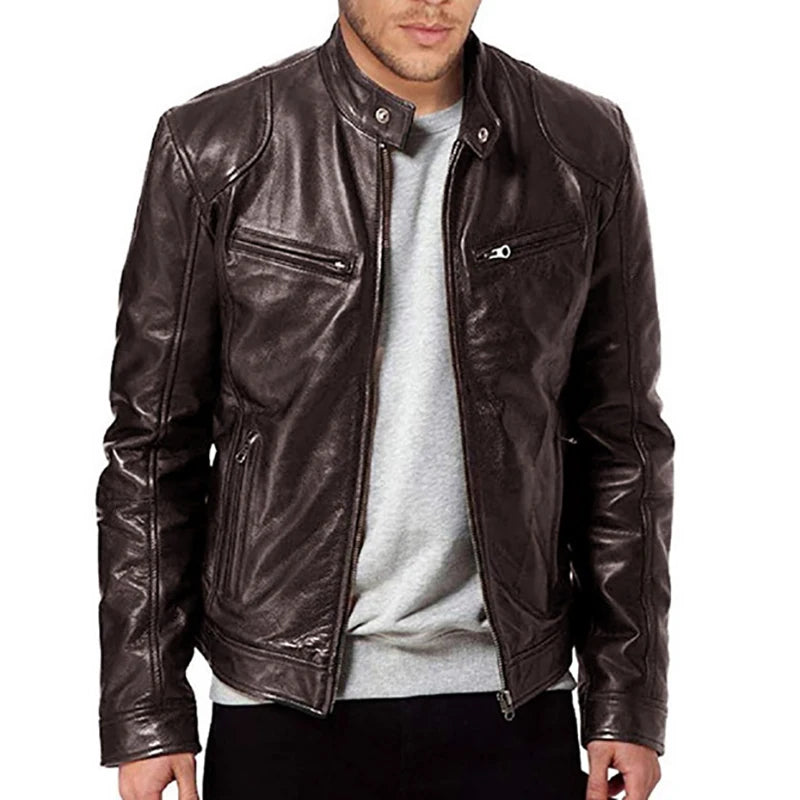 RoadReady Slim Leather Jacket