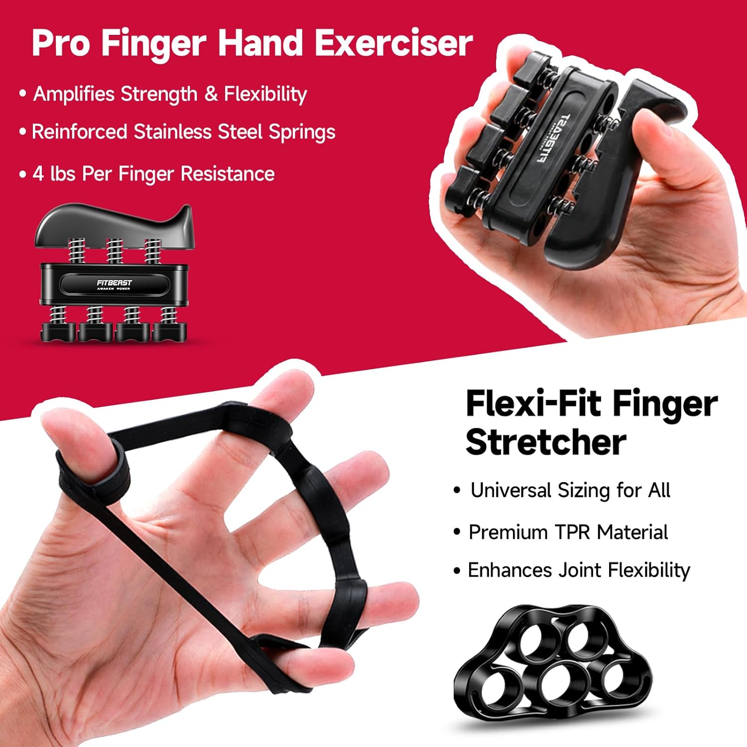 PowerGrip Adjustable Hand Strengthener Kit