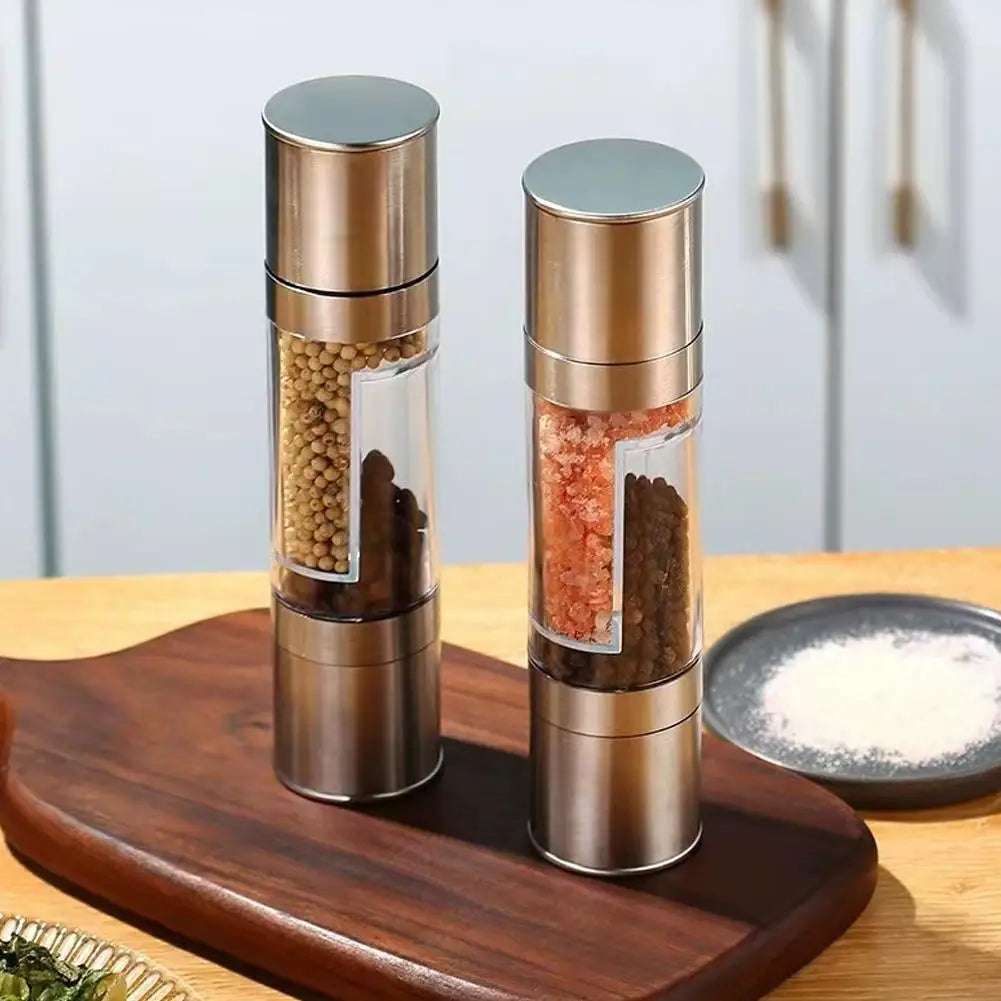 Steel Twist Spice Grinder Set