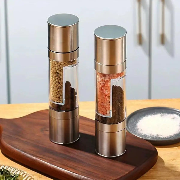 Steel Twist Spice Grinder Set