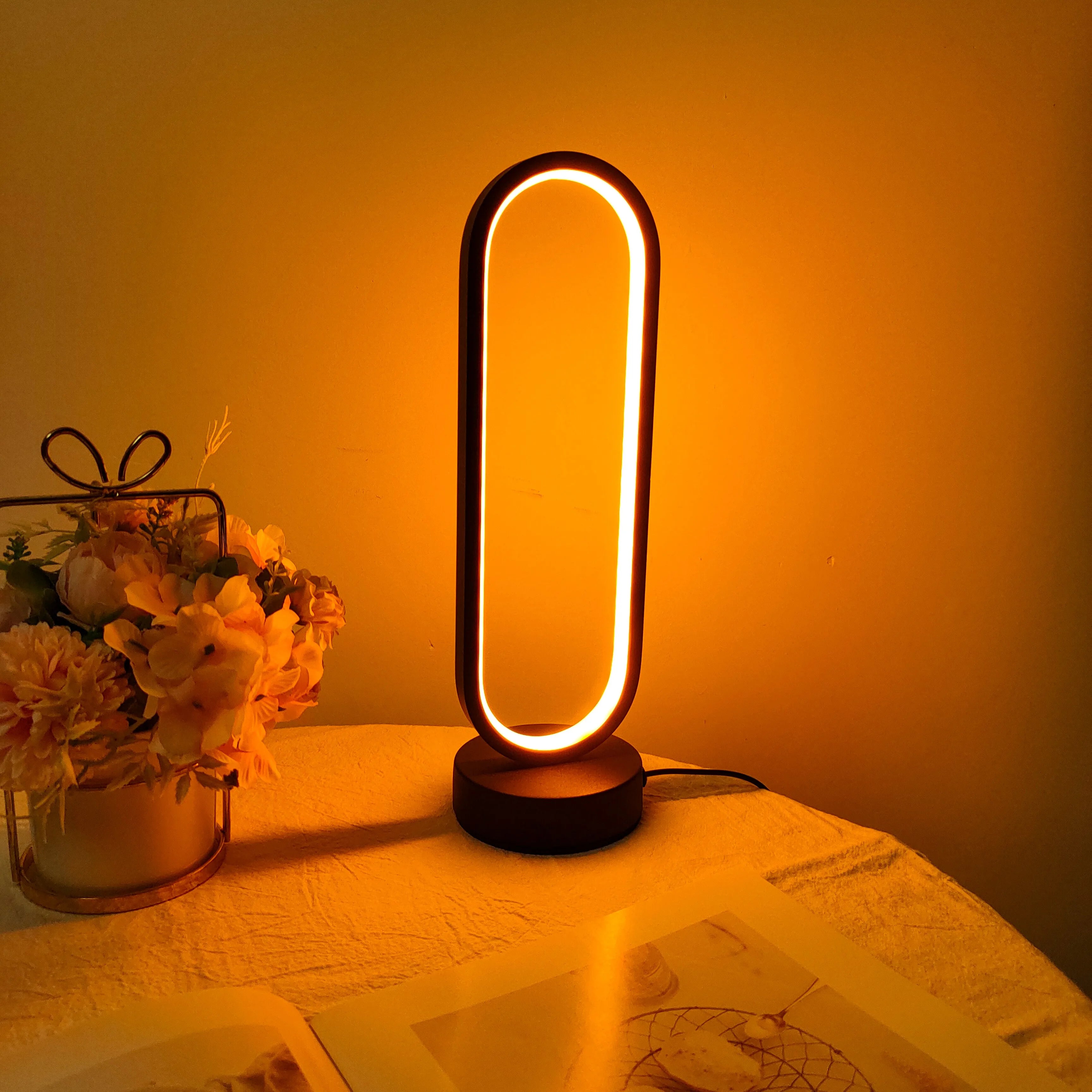 GlowRing LED Bedside Lamp