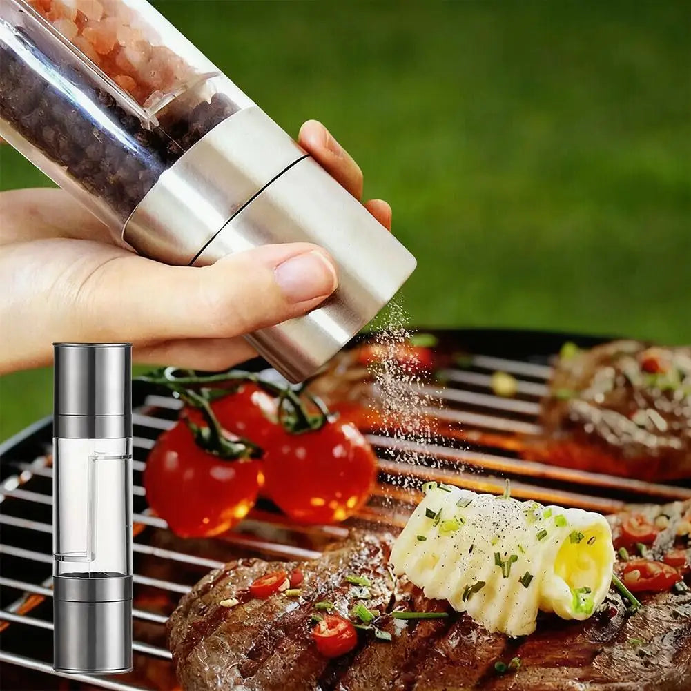 Steel Twist Spice Grinder Set