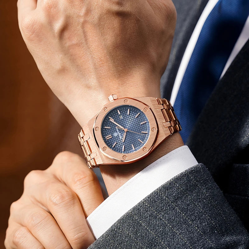 Classic Stainless Steel Sport Watch