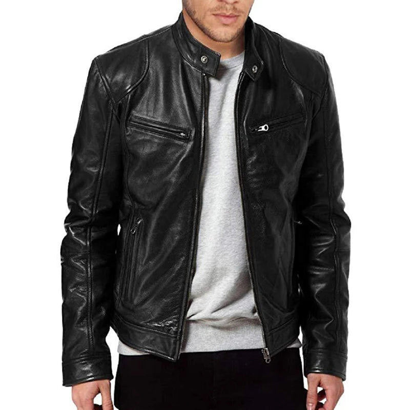 RoadReady Slim Leather Jacket