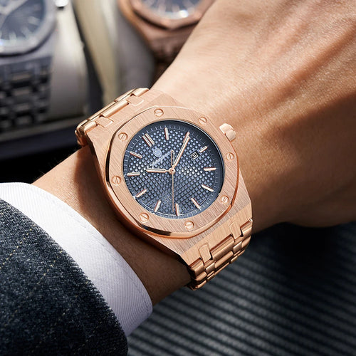 Classic Stainless Steel Sport Watch