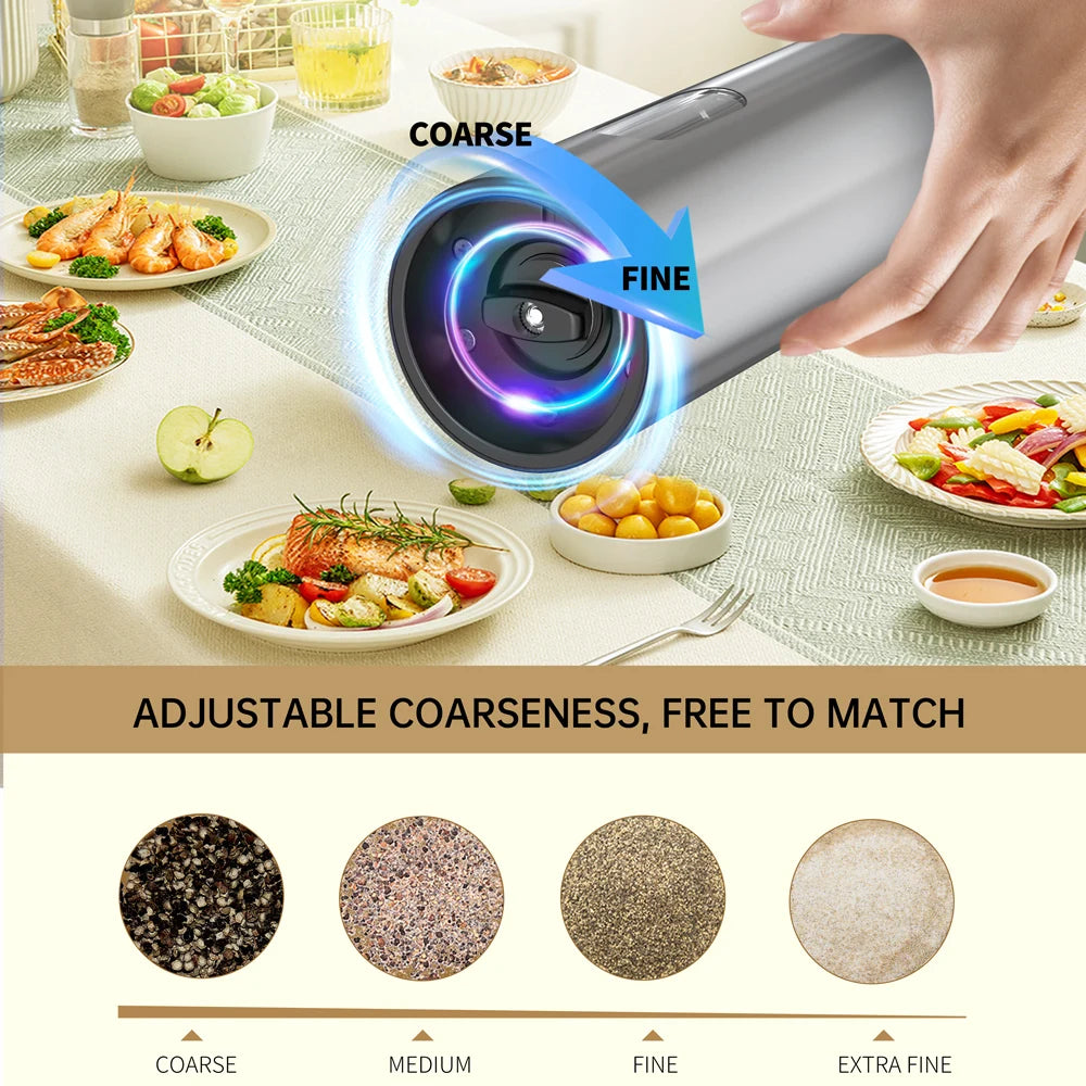 QuickGrind Electric Salt Pepper Set